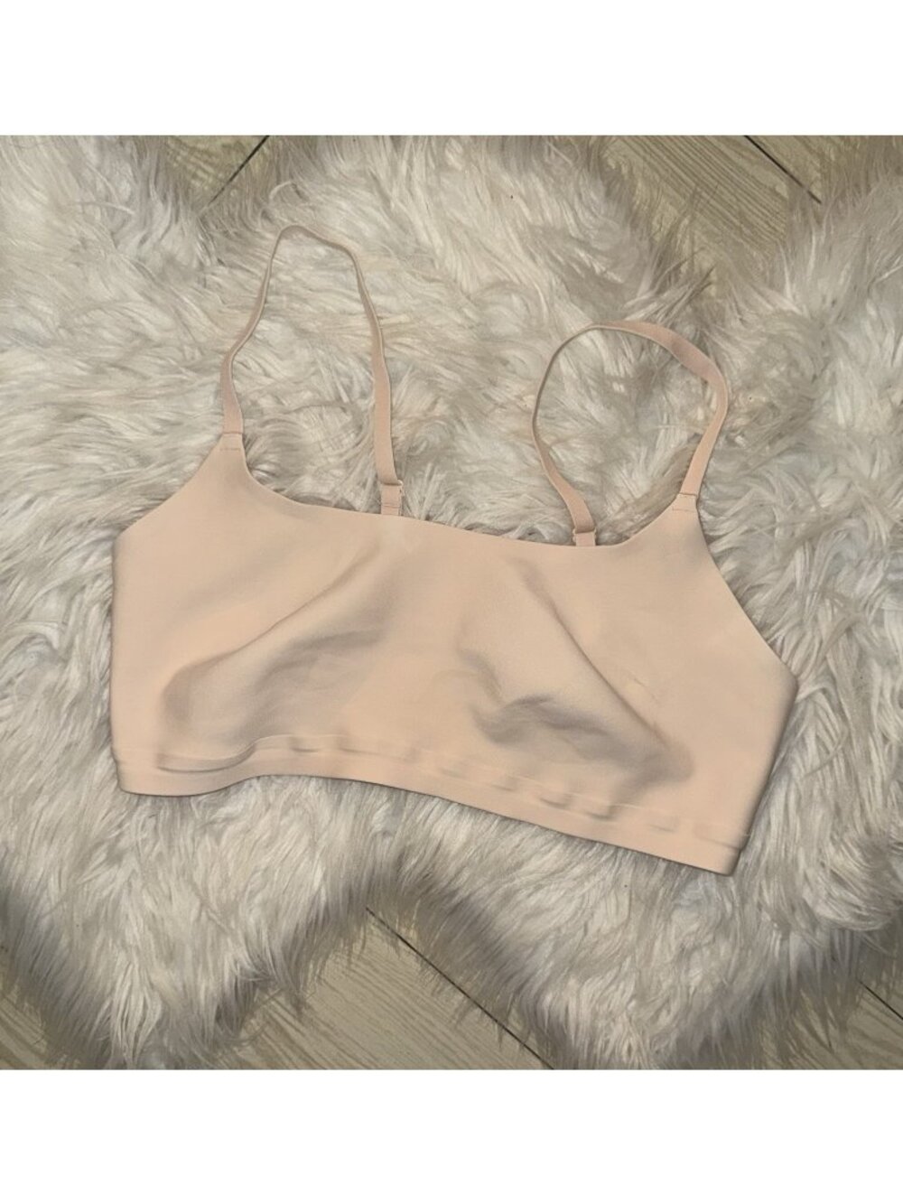 Haven Well Within Bralette Bra Unlined Wire Free Womens M Medium Light Beige